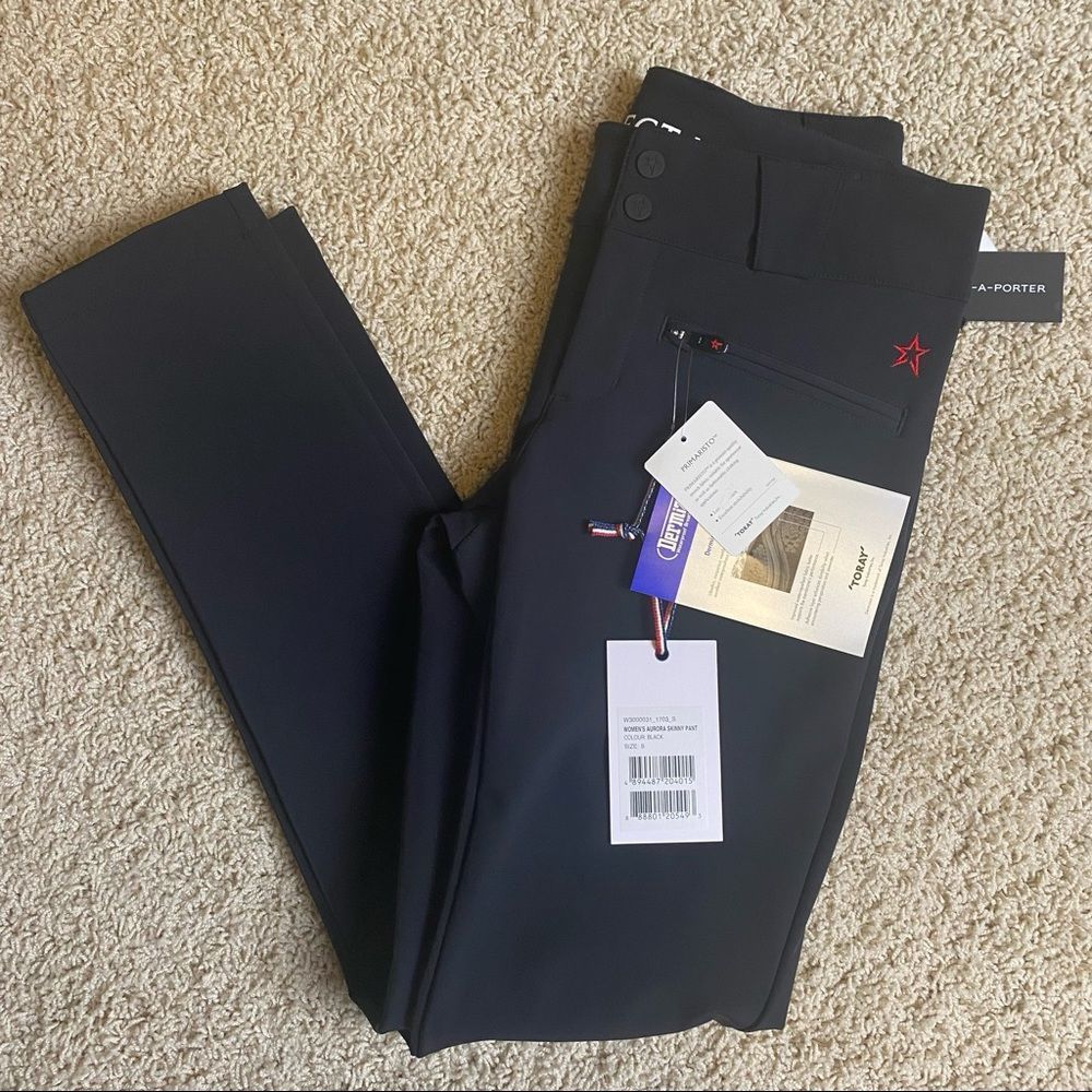 PERFECT MOMENT Aurora slim-leg ski pants Black NWT size Small - Picture 1 of 5